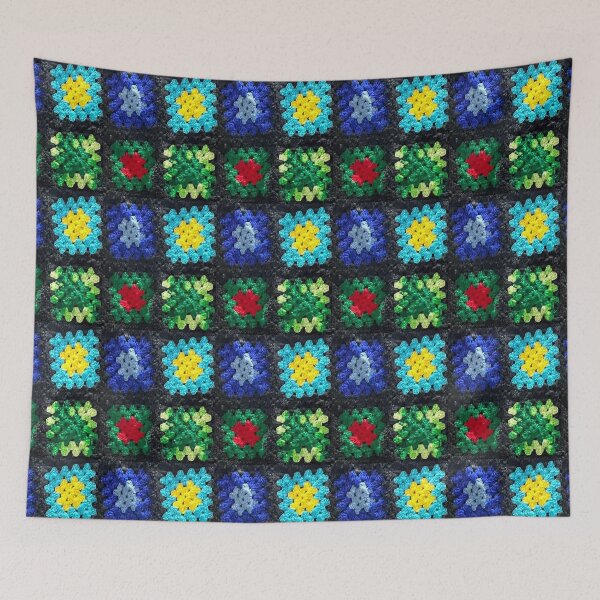 Item preview, Afgan, Granny Afgan, granny squares, blanket, quilt, wool afgan, itchy blanket, baby blanket designed and sold by Nostrathomas66.