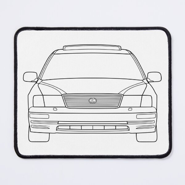 Item preview, Lexus LS400 XF20 1994-1997 black lines designed and sold by EdimDesign.