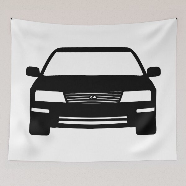 Item preview, Lexus LS400 XF20 1994-1997 black silhouette designed and sold by EdimDesign.