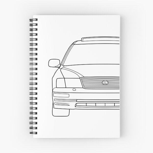 Item preview, Lexus LS400 XF20 1994-1997 black lines designed and sold by EdimDesign.
