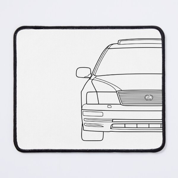 Item preview, Lexus LS400 XF20 1994-1997 black lines designed and sold by EdimDesign.