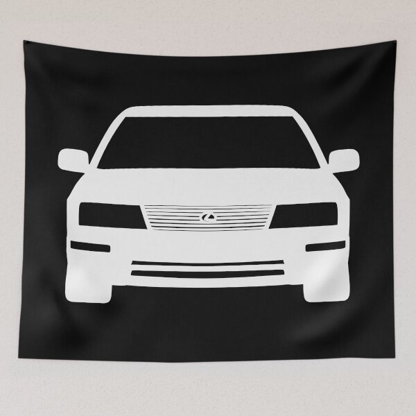 Item preview, Lexus LS400 XF20 1994-1997 white silhouette designed and sold by EdimDesign.