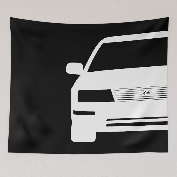 Item preview, Lexus LS400 XF20 1994-1997 white silhouette designed and sold by EdimDesign.
