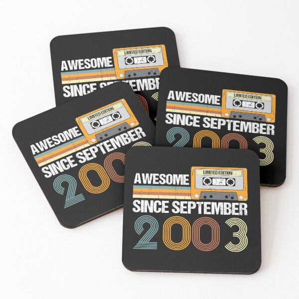 Item preview, Awesome Since September 2003 | 19th birthday | vintage September 2003 designed and sold by AMINE  ★★★★★.