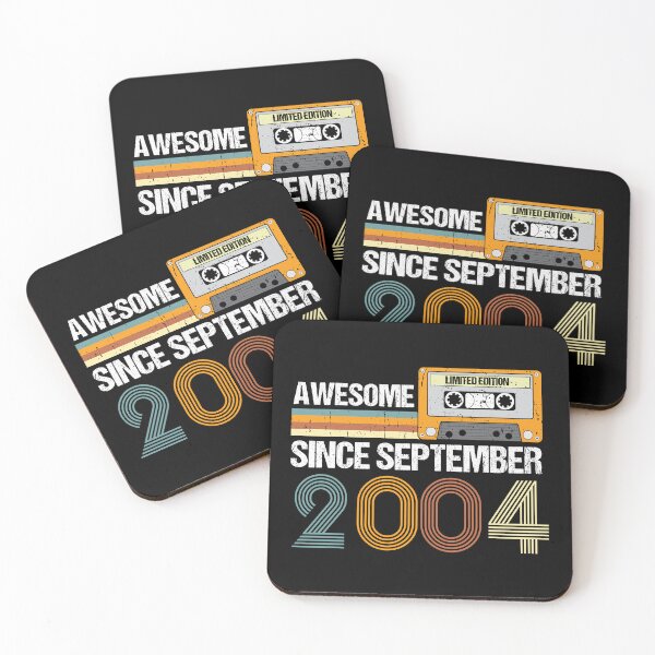 Item preview, Awesome Since September 2004 | 18th birthday | vintage September 2004 designed and sold by AMINE  ★★★★★.