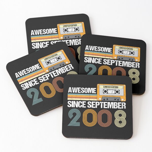 Item preview, Awesome Since September 2008 | 14th birthday | vintage September 2008 designed and sold by AMINE  ★★★★★.