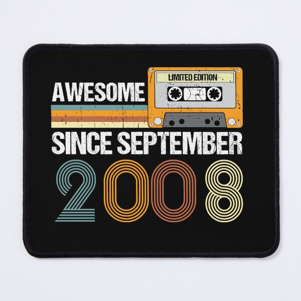Item preview, Awesome Since September 2008 | 14th birthday | vintage September 2008 designed and sold by AMINE ★★★★★.