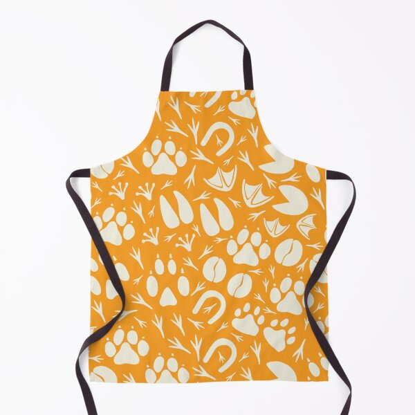 Item preview, Animal Footprints orange and cream - big designed and sold by MaddaMom.