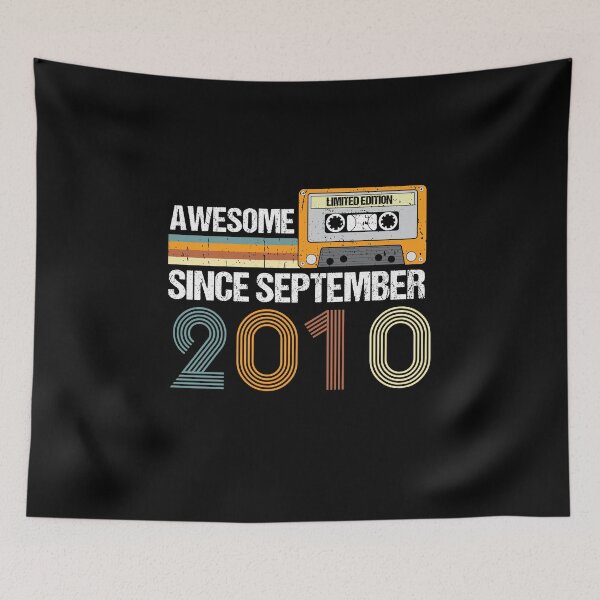 Item preview, Awesome Since September 2010 | 12th birthday | vintage September 2010 designed and sold by AMINE  ★★★★★.