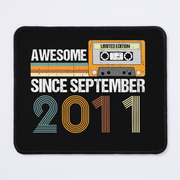 Item preview, Awesome Since September 2011 | 11th birthday | vintage September 2011 designed and sold by AMINE  ★★★★★.