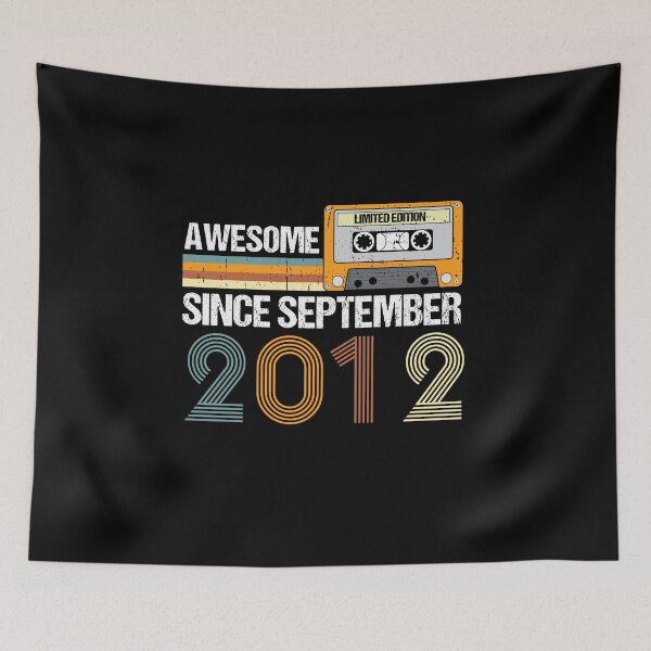 Item preview, Awesome Since September 2012 | 10th birthday | vintage September 2012 designed and sold by AMINE  ★★★★★.