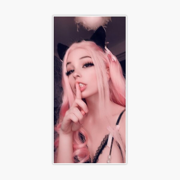 Belle Delphine Choker Cat Ears Graphic · Creative Fabrica