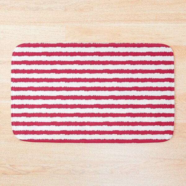 Item preview, wobbly red stripes designed and sold by Meg M Studio.