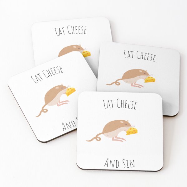 Item preview, Eat Cheese And Sin. designed and sold by Emperors-Shop.