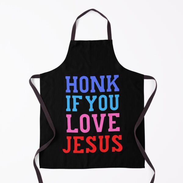 Artikelvorschau, Honk, wenn du Jesus liebst | Christliches Geschenk entworfen und verkauft von FunnyFactDesign.