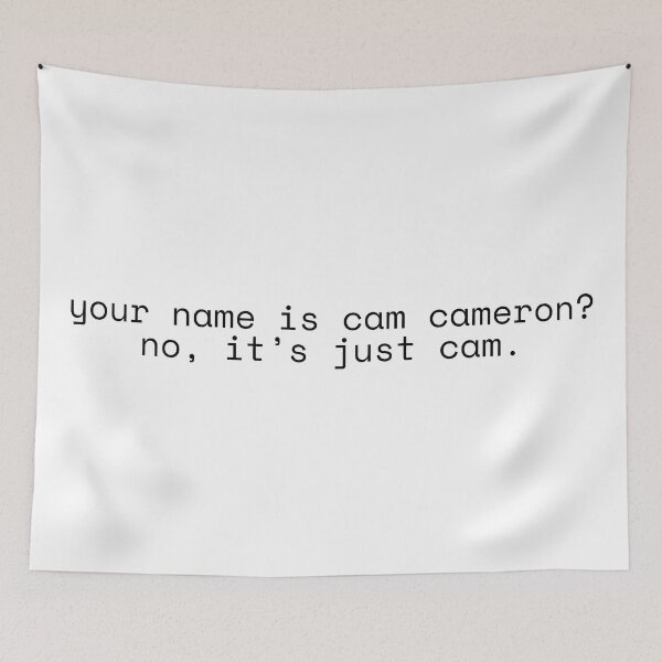 Item preview, The Summer I Turned Pretty ‘your name is cam cameron?’ designed and sold by Sarah Swiftie.