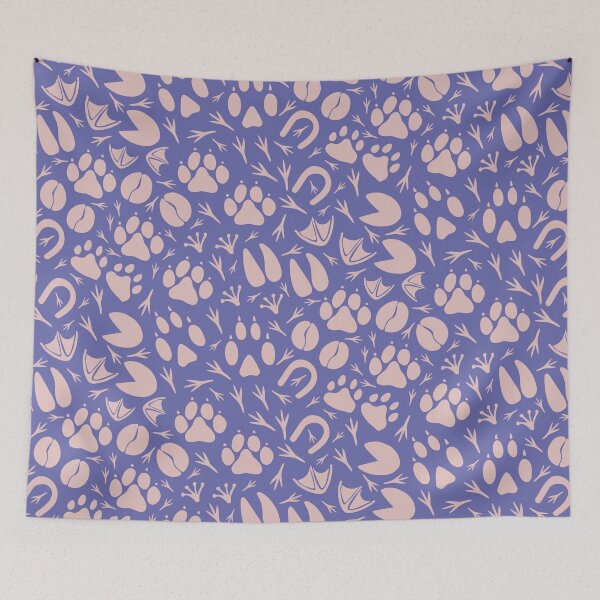 Item preview, Animal Footprints - Very Peri and Lotus designed and sold by MaddaMom.