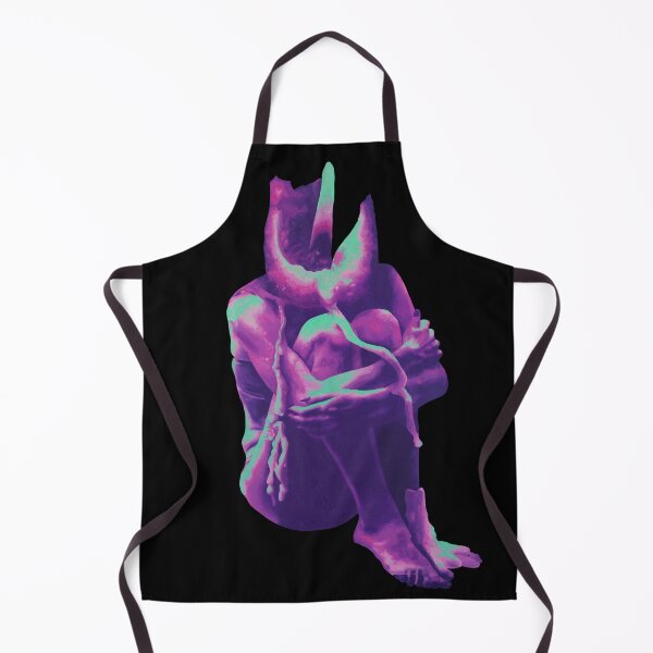 Artikelvorschau, Burnout, Ölgemälde, surrealistische Frau mit schmelzendem Kerzenkopf, Vaporwave-Farbpalette entworfen und verkauft von CheHojas.