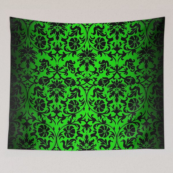 Item preview, Lime Green Floral Damask designed and sold by DonnaSiggy.