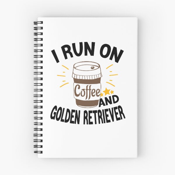 Item preview, I Run On Coffee And Sarcasm, Golden Retriever designed and sold by Cupsofdreams.