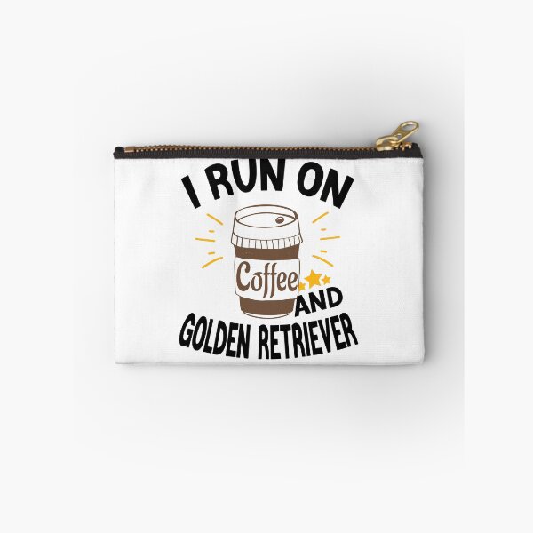 Item preview, I Run On Coffee And Sarcasm, Golden Retriever designed and sold by Cupsofdreams.