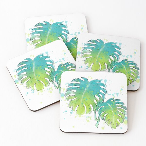 Item preview, Watercolor Monstera leaf, Monstera plant leaves designed and sold by Anna-Kik.