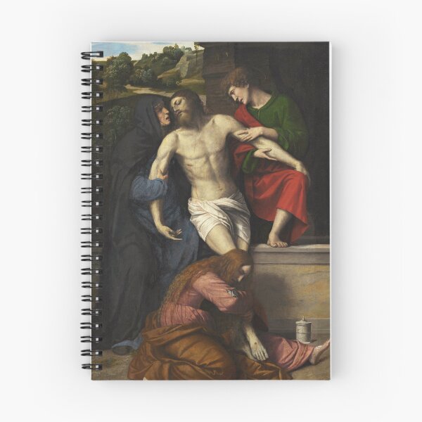 Item preview, Pietà | Moretto da Brescia | 1520 Renaissance Gospel Biblical Art designed and sold by CJET.