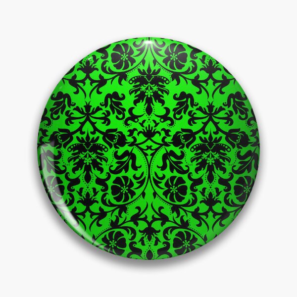 Item preview, Lime Green Floral Damask designed and sold by DonnaSiggy.