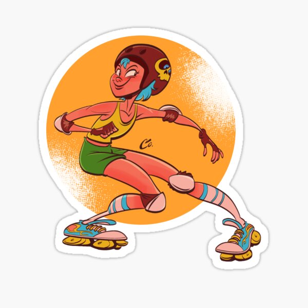 Item preview, Roller Derby Girl designed and sold by corbyortmann.
