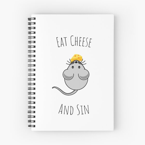 Item preview, Eat Cheese And Sin. designed and sold by Emperors-Shop.