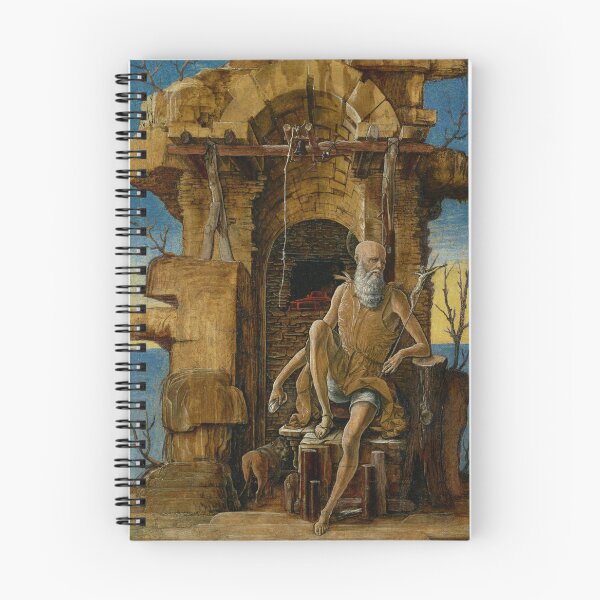 Item preview, Saint Jerome in the Wilderness | Ercole de'Roberti | 1475 Renaissance Christian Art designed and sold by CJET.