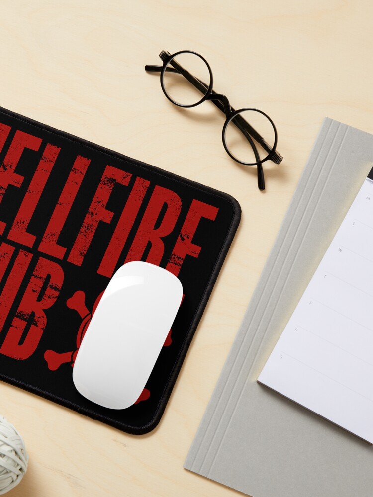 Alternate view of Hellfire Club From S.T 4 Serie - hellfire club Logo Design Mouse Pad