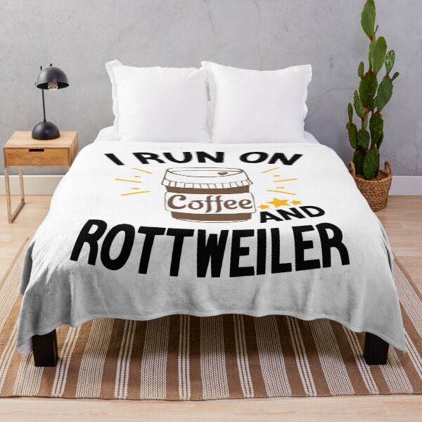 Item preview, I Run On Coffee And Sarcasm, Rottweiler designed and sold by Cupsofdreams.