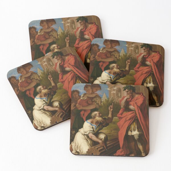 Item preview, Tarquin the Elder Consulting Attus Navius | Sebastiano Ricci | 1690 Renaissance Roman Art designed and sold by CJET.