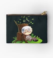 Resting Ginko Zipper Pouch