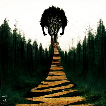 Artwork thumbnail, Tree Walk by selfreference2