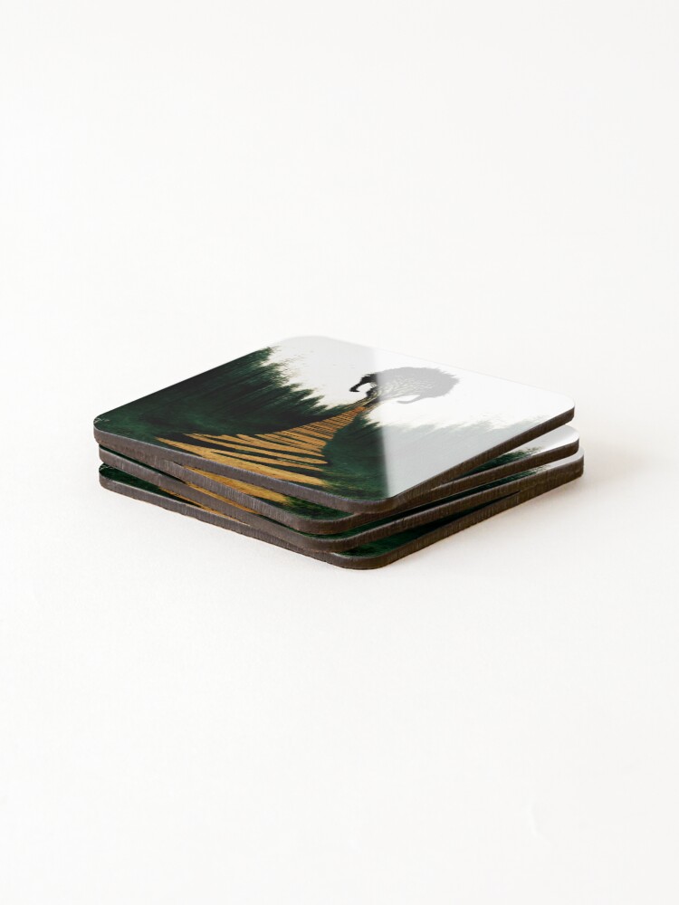 Thumbnail 4 of 5, Coasters (Set of 4), Tree Walk designed and sold by selfreference2.