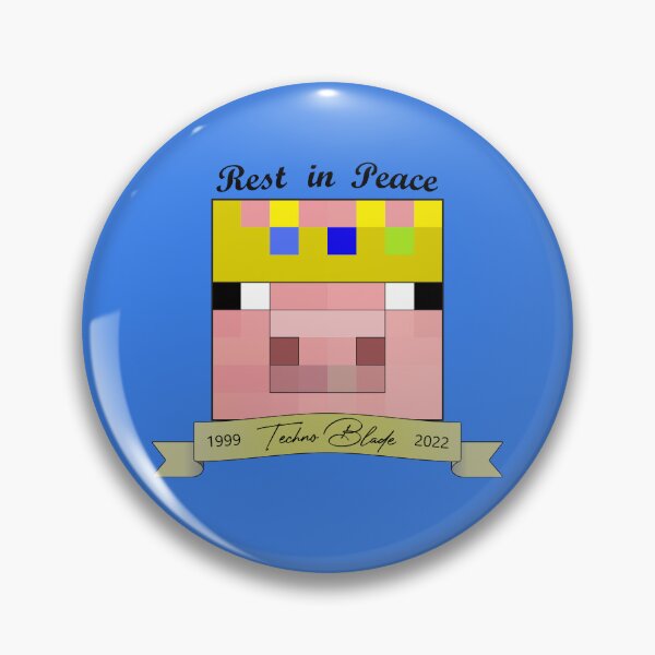 Item preview, Rest in Peace Techno Blade ( Minecraft Streamer ) designed and sold by MemesIllness.