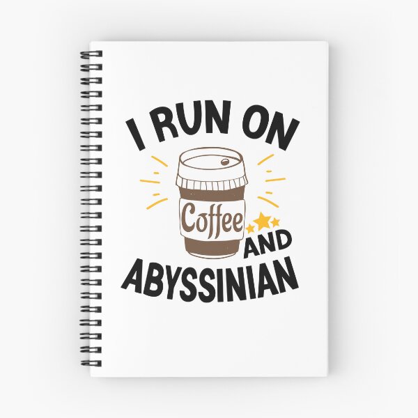 Item preview, I Run On Coffee And Sarcasm, Abyssinian Cat designed and sold by Cupsofdreams.