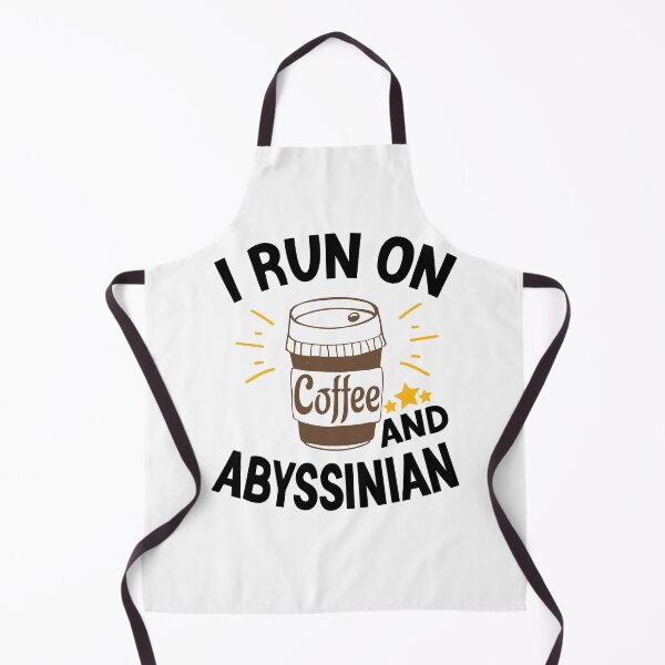Item preview, I Run On Coffee And Sarcasm, Abyssinian Cat designed and sold by Cupsofdreams.