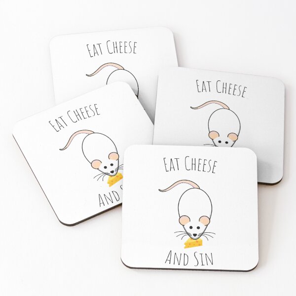 Item preview, Eat Cheese And Sin. designed and sold by Emperors-Shop.