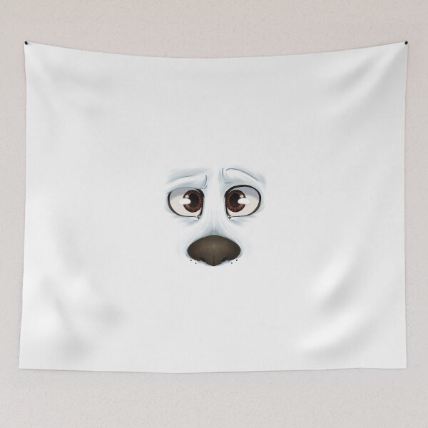 Item preview, White Dog Cartoon Face designed and sold by BMAB2003.