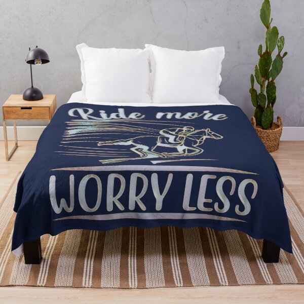 Item preview, Ride More, Worry Less designed and sold by No1Equestrian.