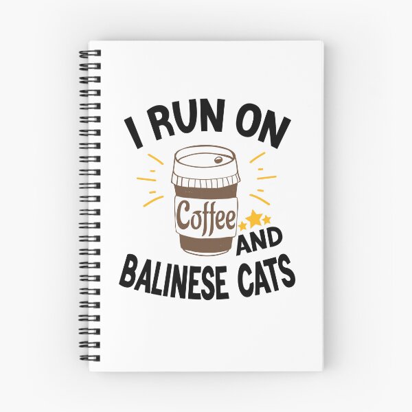 Item preview, I Run On Coffee And Sarcasm, Balinese Cats designed and sold by Cupsofdreams.