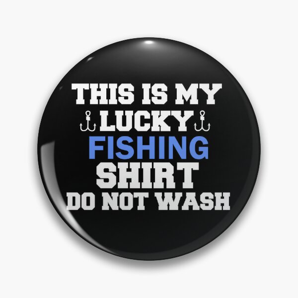 I might look like I'm listening but in my head I'm fishing, perfect fishing  gifts, funny quote for fishing, fishing lover Pin for Sale by adjamine