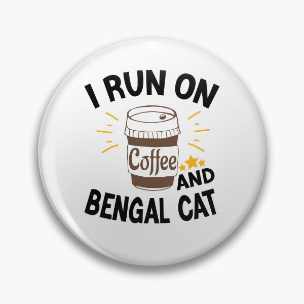 Item preview, I Run On Coffee And Sarcasm, Bengal Cat designed and sold by Cupsofdreams.
