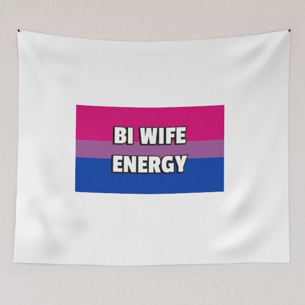 Item preview, Bi Wife Energy - Bisexual Flag designed and sold by Inspirationmotivation.