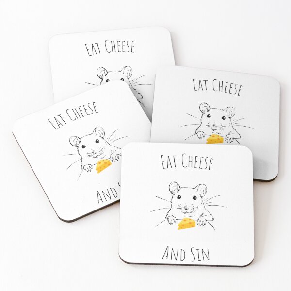 Item preview, Eat Cheese And Sin. designed and sold by Emperors-Shop.