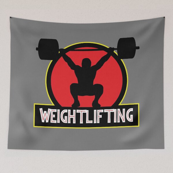 Item preview, Weightlifting drawing  designed and sold by Blondiabshop.