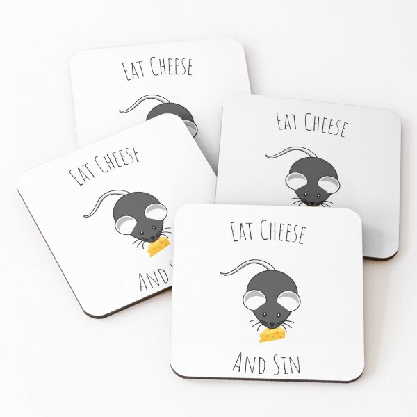 Item preview, Eat Cheese And Sin. designed and sold by Emperors-Shop.